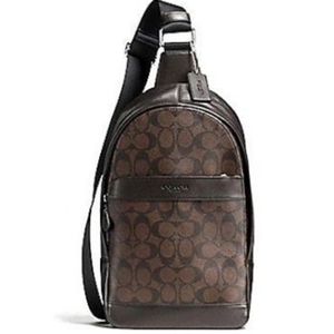 Coach Mens Charles Back Pack Sig PVC